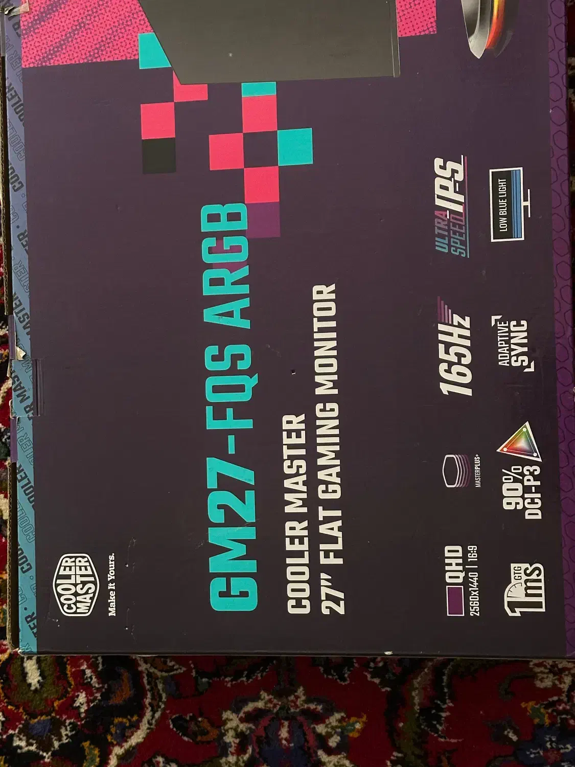 فروش مانیتور کولر مستر GM27-fqsArgb|قطعات و لوازم جانبی رایانه|شیراز, گلدشت معالیآباد|دیوار