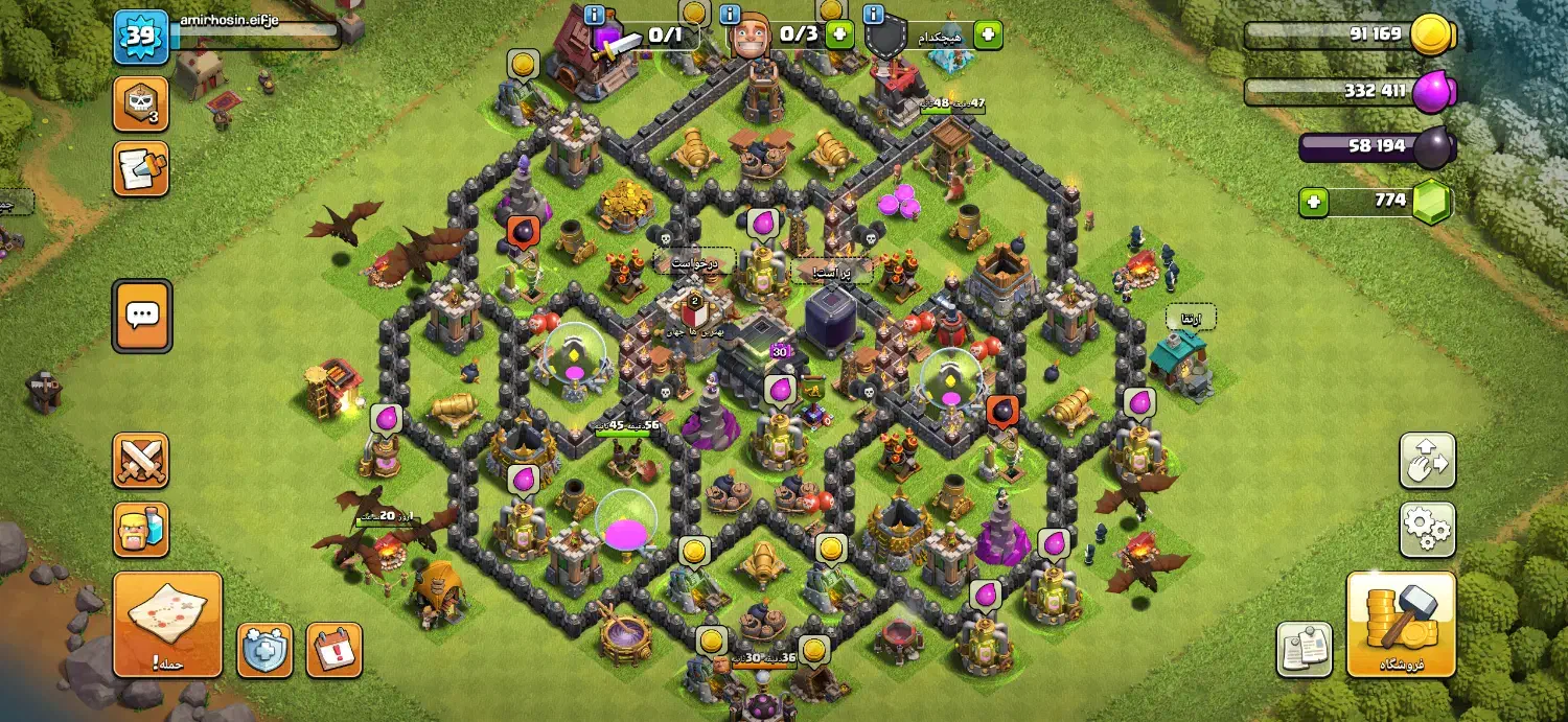 اکانت کلش فروش حضوری|کنسول، بازی ویدئویی و آنلاین|کرج, کمال‌شهر|دیوار