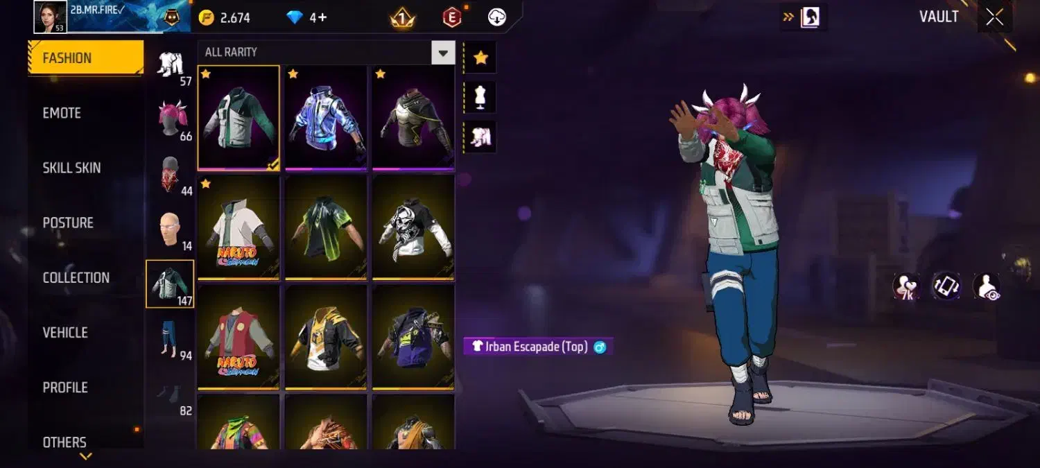 اکانت فری فایر لول ۵۳|کنسول، بازی ویدئویی و آنلاین|رشت, توشیبا|دیوار