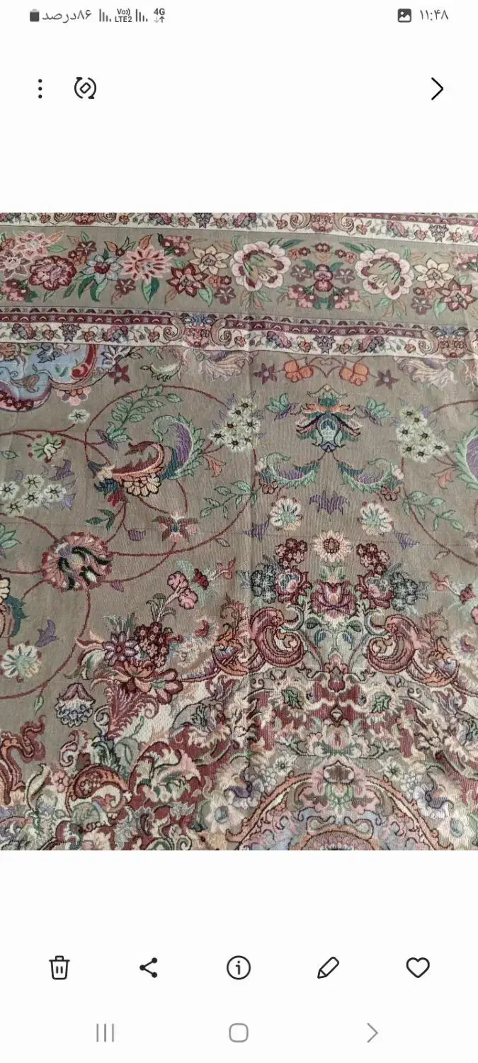 یک جفت روفرشی ۱۲متری طوسی زری داردرحد|روفرشی|همدان, |دیوار