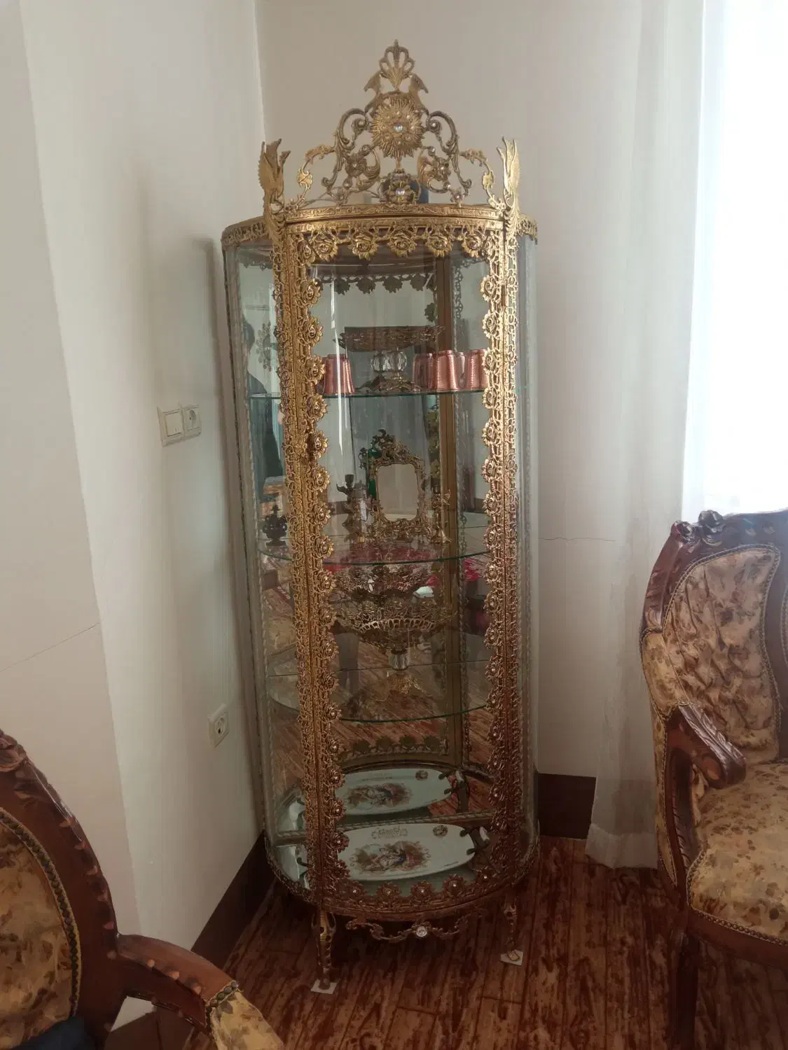 بوفه برنز اصل اصفهان قلم سیاه|بوفه، ویترین، کنسول|سلماس, |دیوار