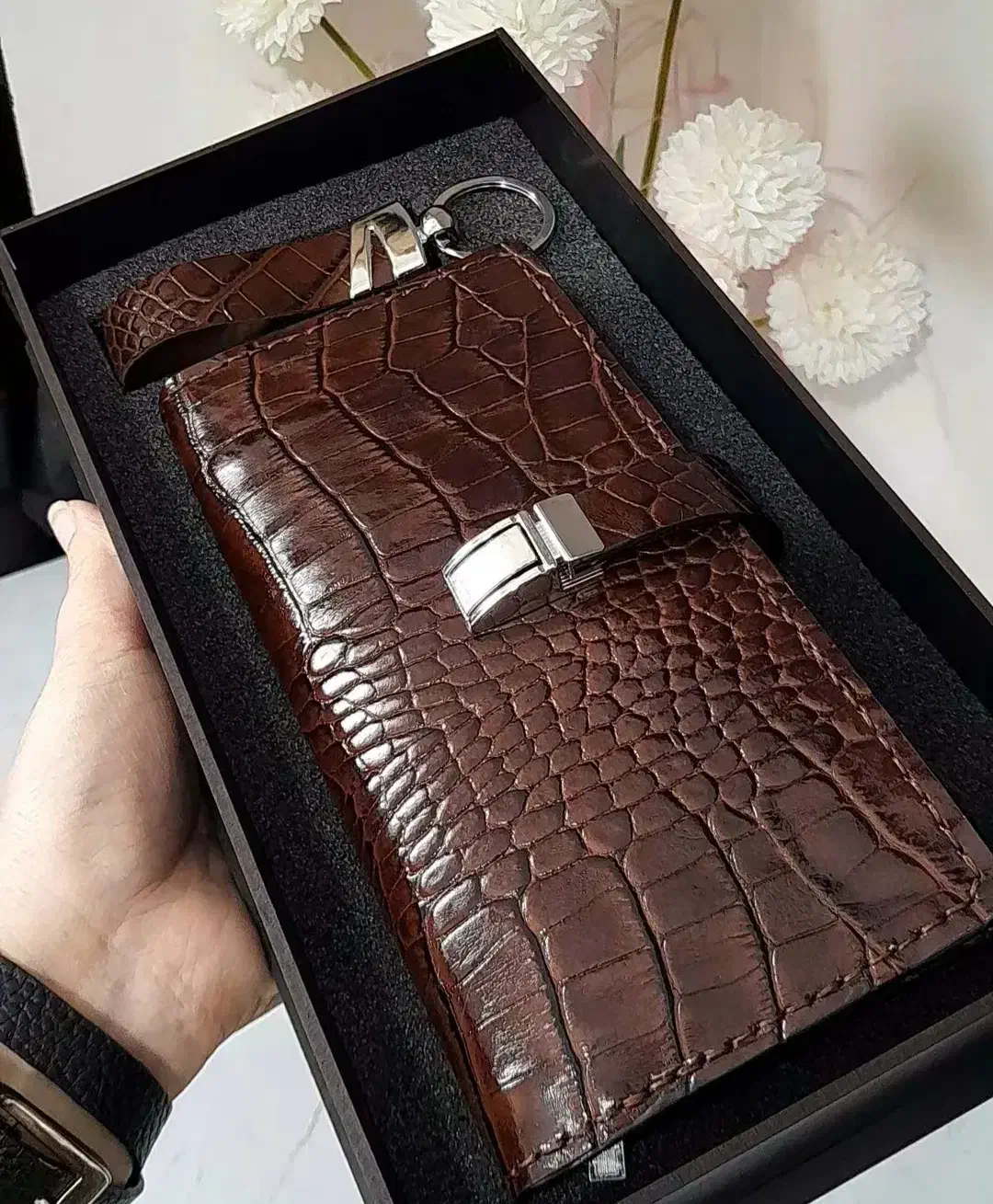 کیف پول چرم طبیعی دست دوز|کیف، کفش، کمربند|قائم‌شهر, |دیوار