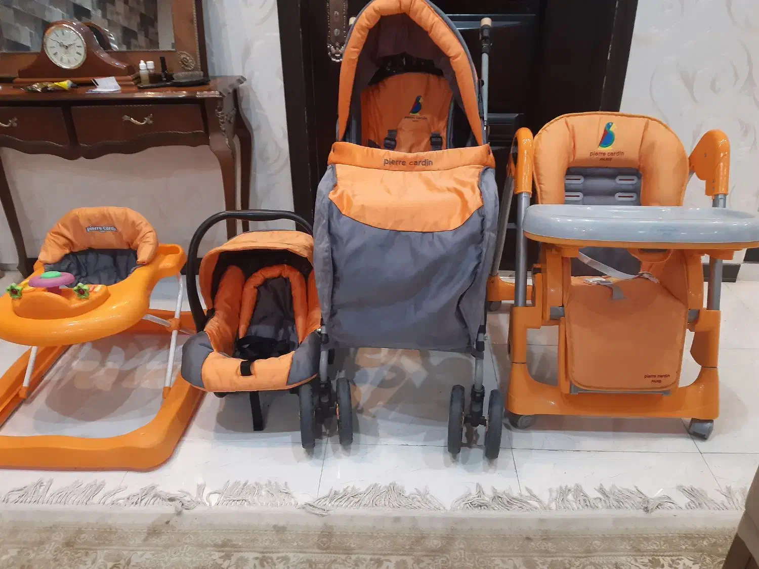 ست کامل چهارتیکه کودک پیر کاردین|کالسکه و لوازم جانبی|تربت‌حیدریه, مظفریه|دیوار