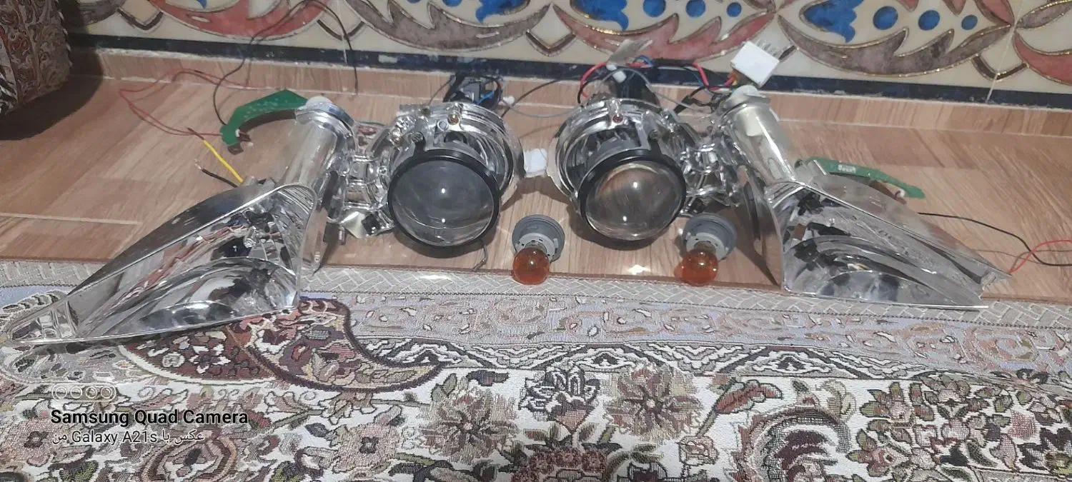 لنز پایه h7 و منبع B520|لامپ و چراغ|قزوین, |دیوار