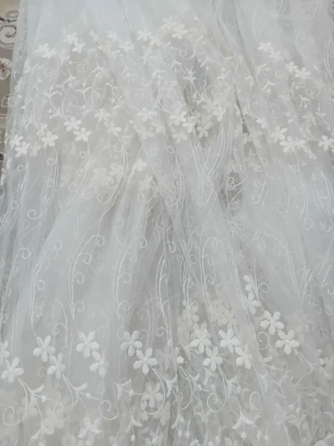 پرده حریر. در حد نو.|پرده، رانر، رومیزی|صباشهر, |دیوار