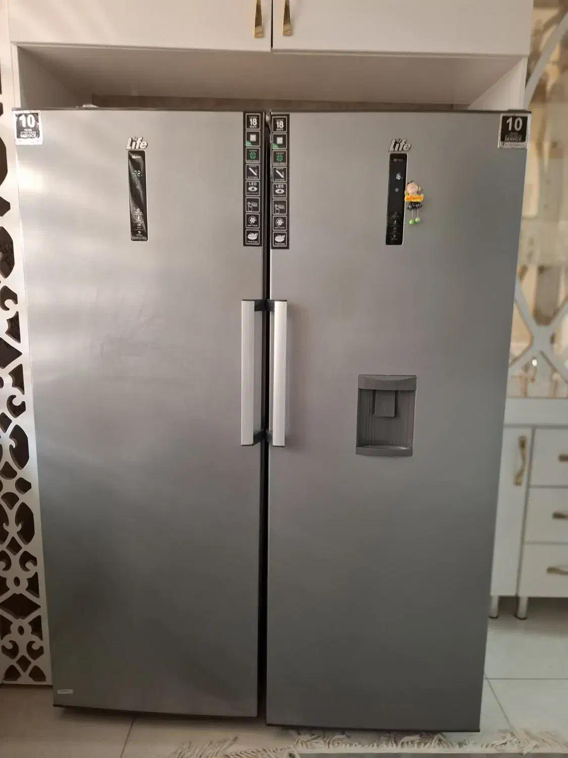 یخچال دوقلو لایف در حد نو|یخچال و فریزر|کرمانشاه, |دیوار