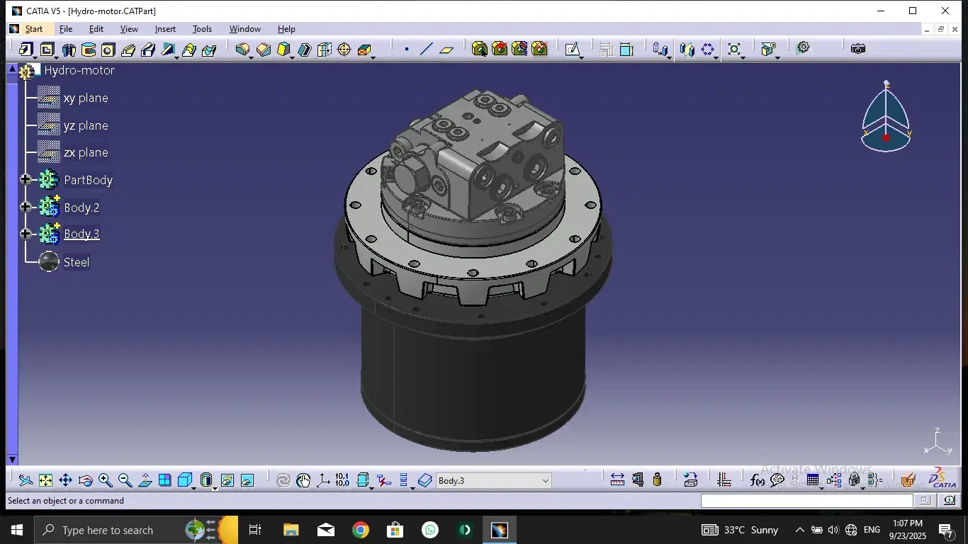 طراحی و مدلسازی سه بعدی قطعات با نرم افزار CATIA|خدمات رایانه‌ای و موبایل|اصفهان, گلزار|دیوار