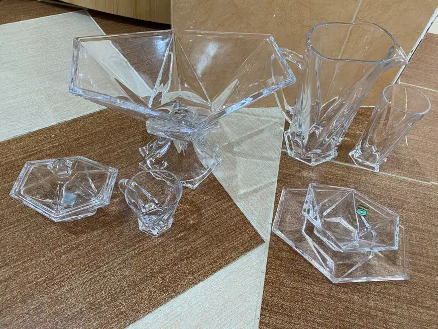 سرویس کریستان ۲۴ نفره،|ظروف سرو و پذیرایی|بانه, |دیوار