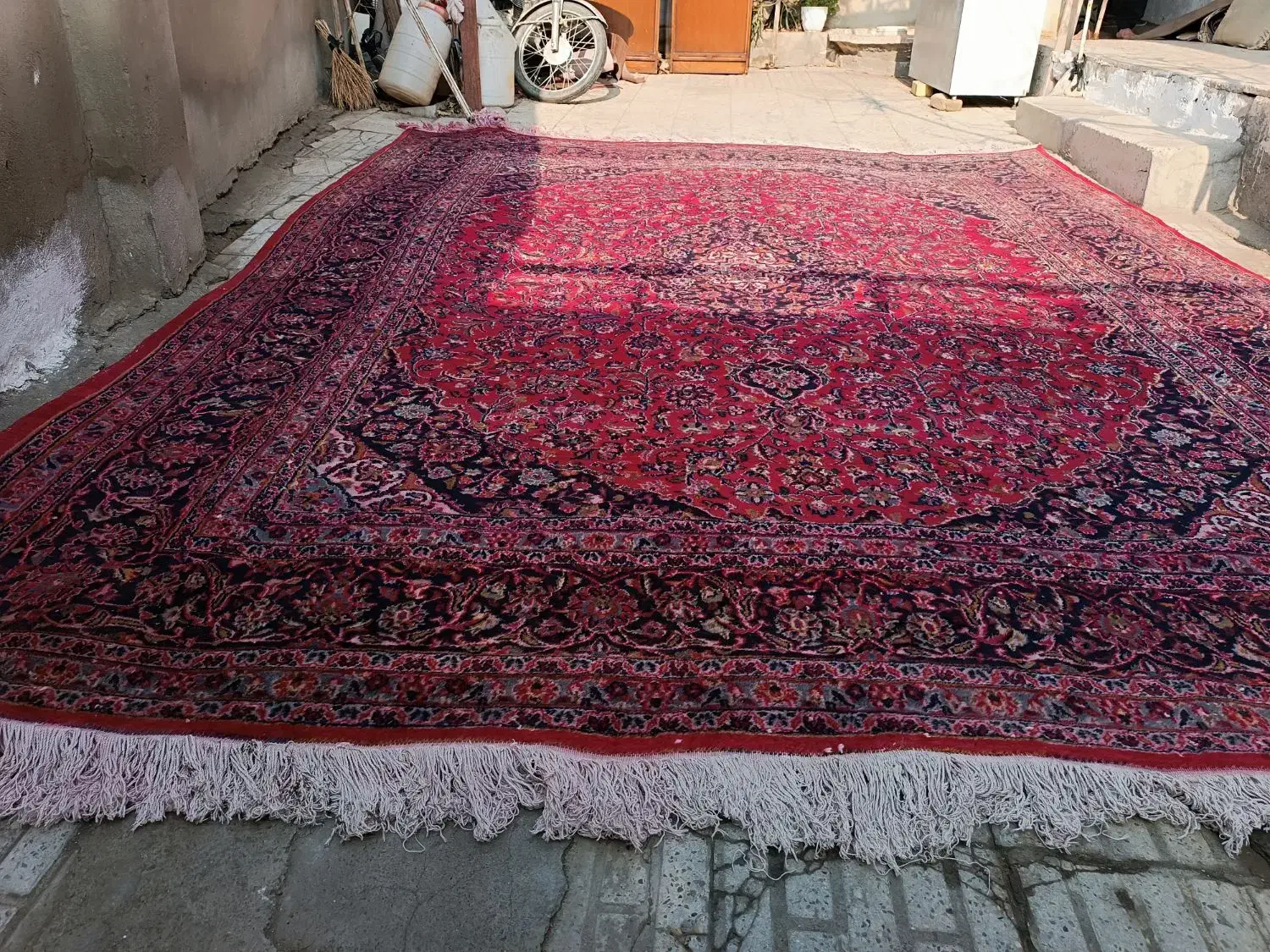 فرش 12متری دستبافت|فرش|ملایر, |دیوار