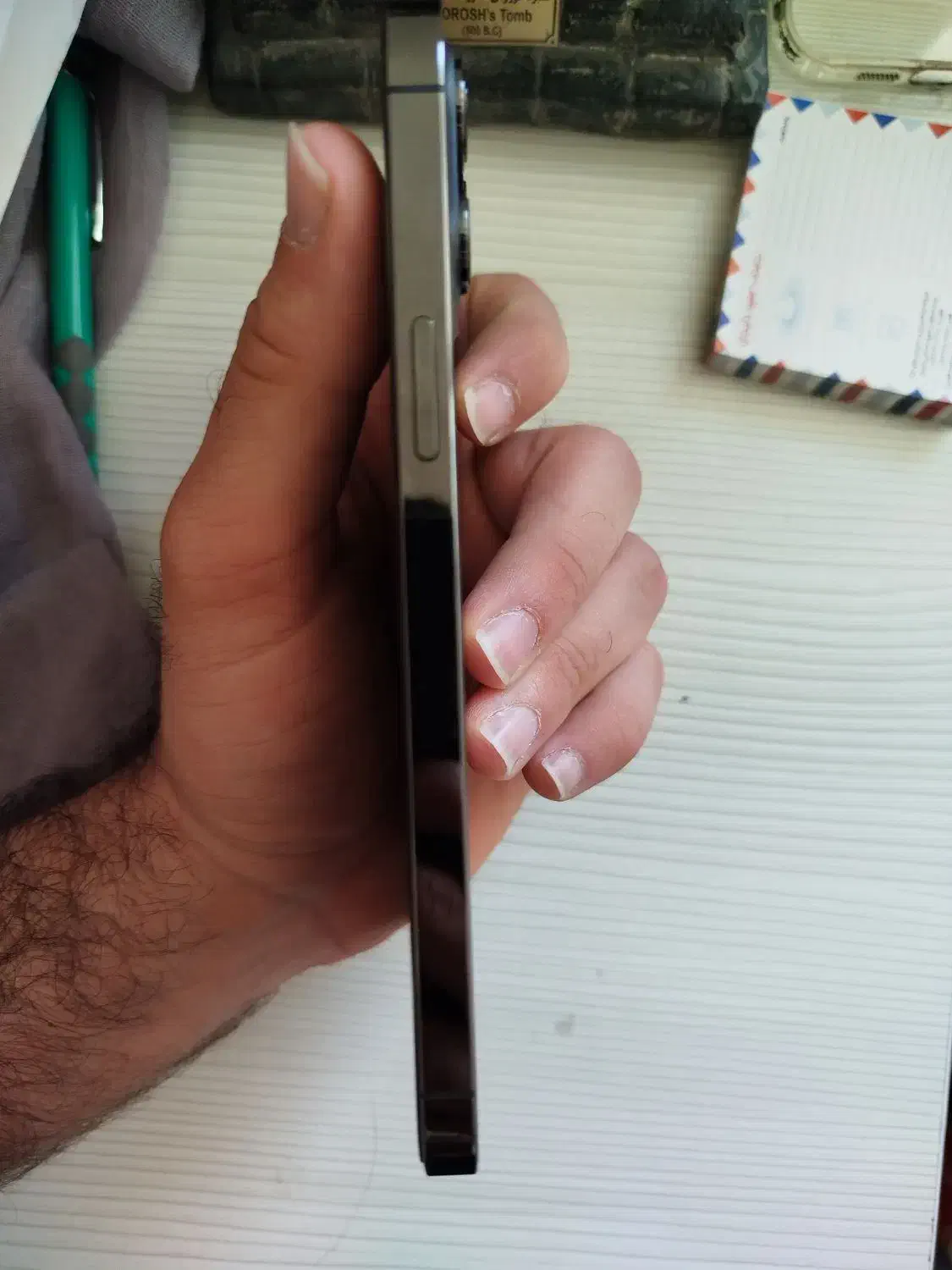 گوشی آیفون ۱۲ پرومکس با شارژر|موبایل|باقرشهر, |دیوار