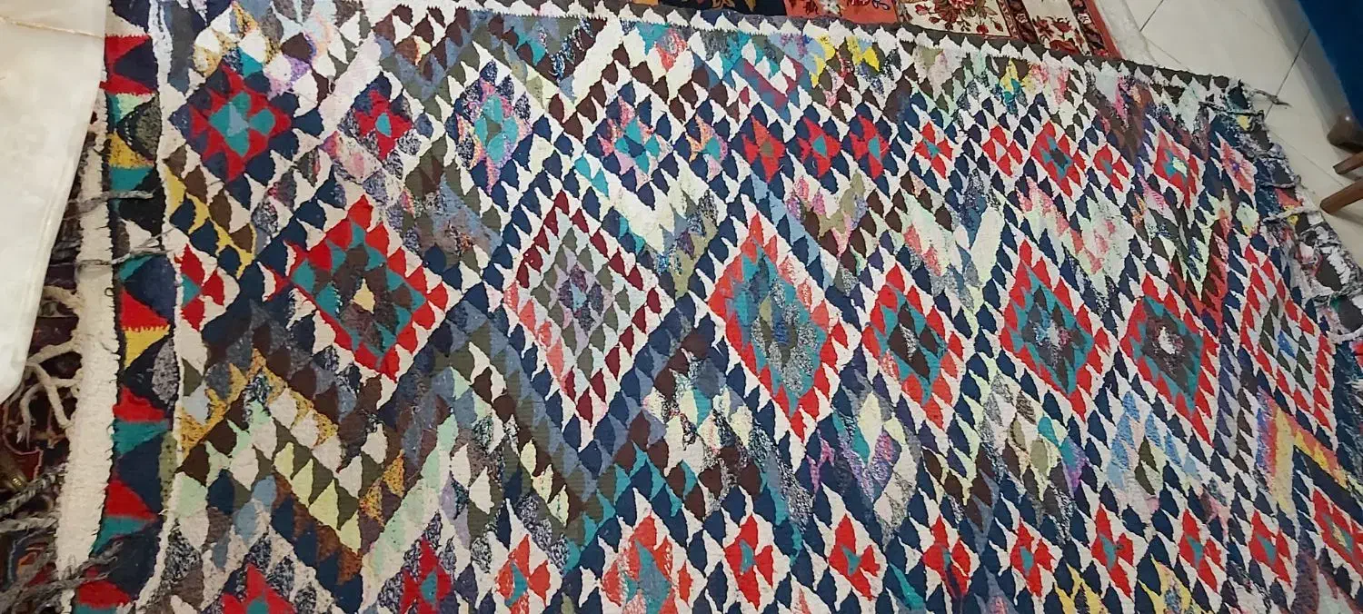 گلیم دستباف ساوه ‌.الوان.بزرگ چهار و نیم متری|گلیم، جاجیم، گبه|تهران, شهرک فرهنگیان|دیوار