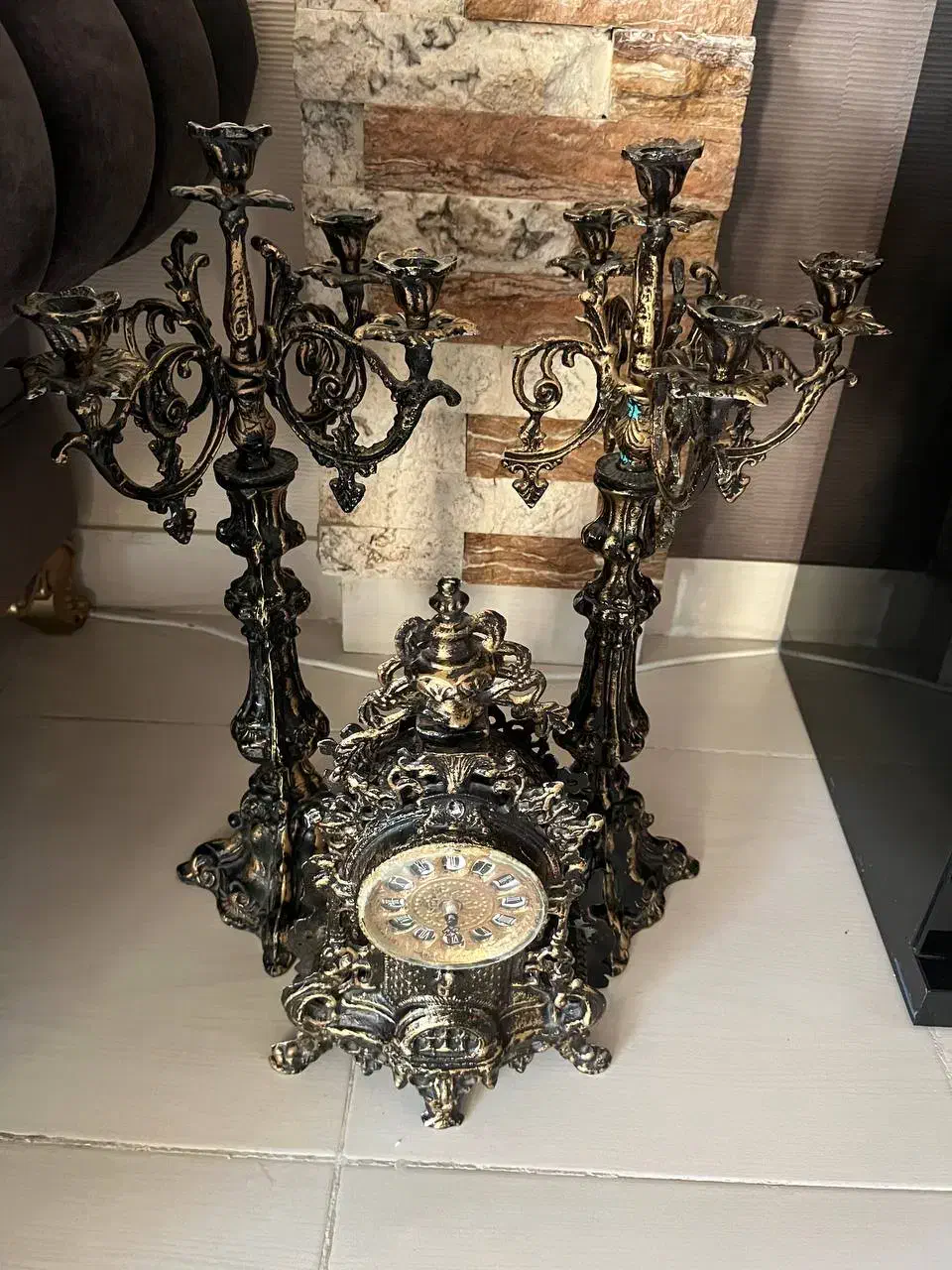 آینه شمعدان شیک و دکوری|صنایع دستی و سایر لوازم تزئینی|ارومیه, |دیوار