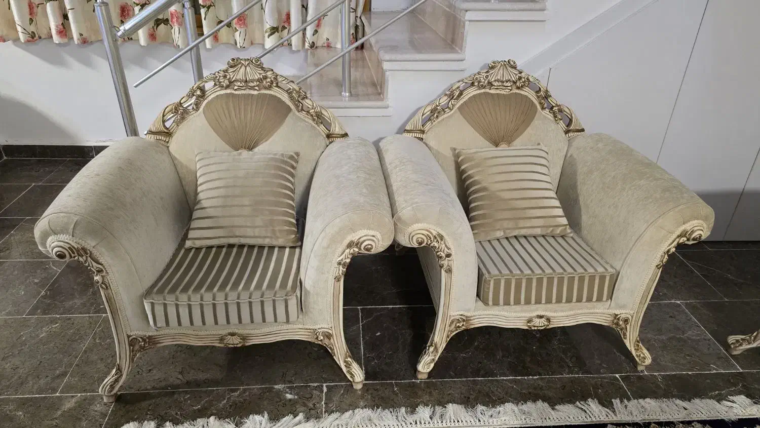 مبلمان ۷ نفره با میز ناهارخوری|مبلمان خانگی و میز عسلی|نشتارود, |دیوار