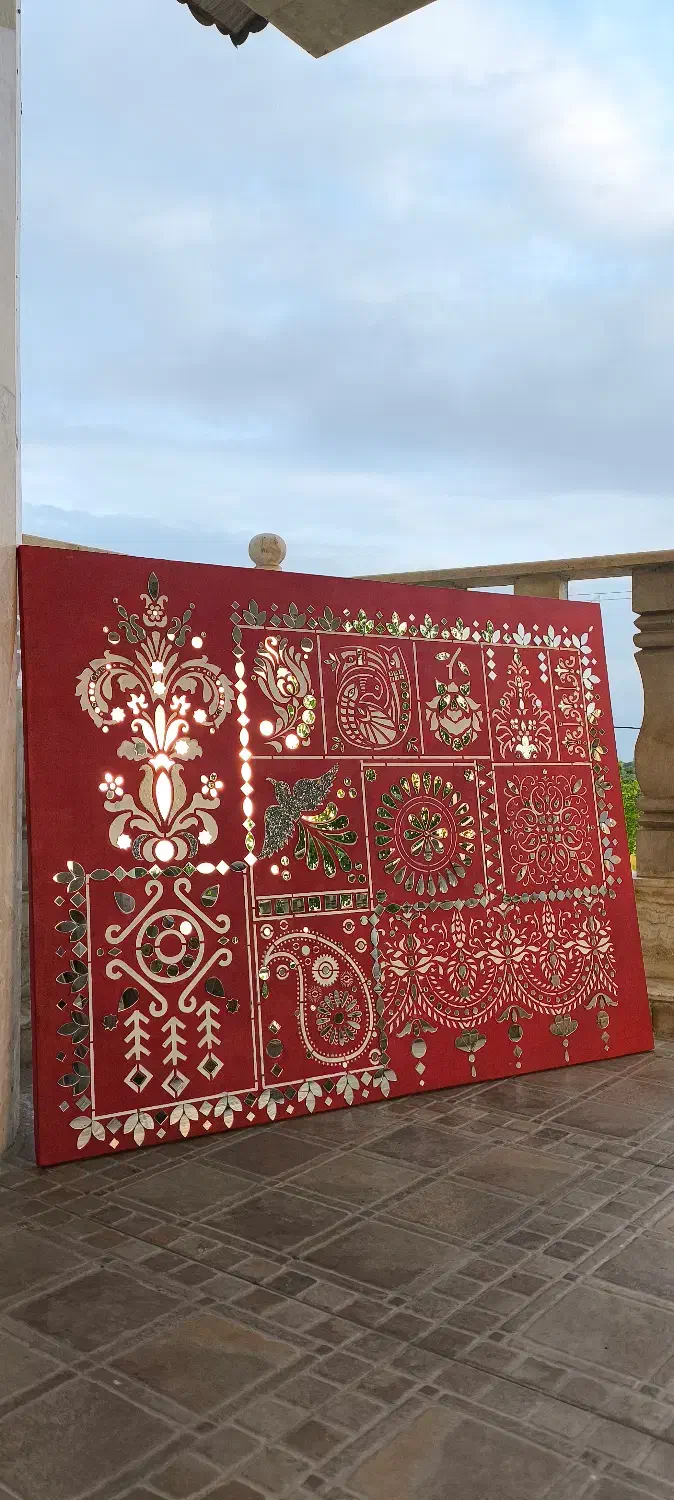 تابلوی لیوان آرت قرمز|تابلو، نقاشی، عکس|رشت, گلباغ نماز|دیوار