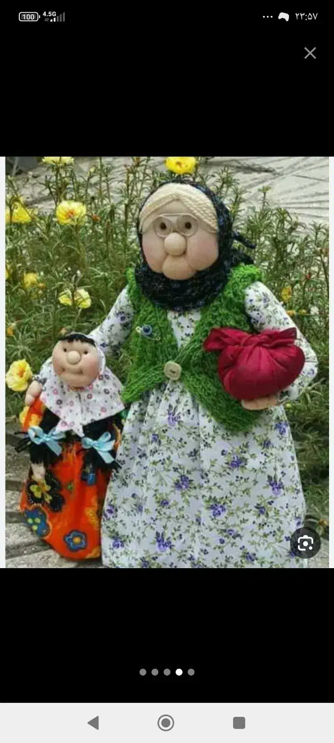 عروسکهای ننه سرما و بابا سرما|صنایع دستی و سایر لوازم تزئینی|فردیس, شهرک راه آهن|دیوار