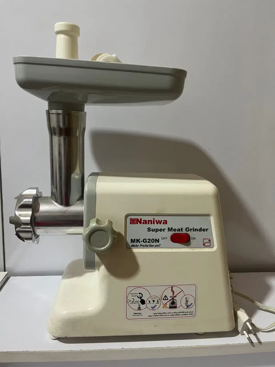چرخ گوشتnaniwa کاملا نو|خردکن، آسیاب، غذاساز|مراغه, |دیوار
