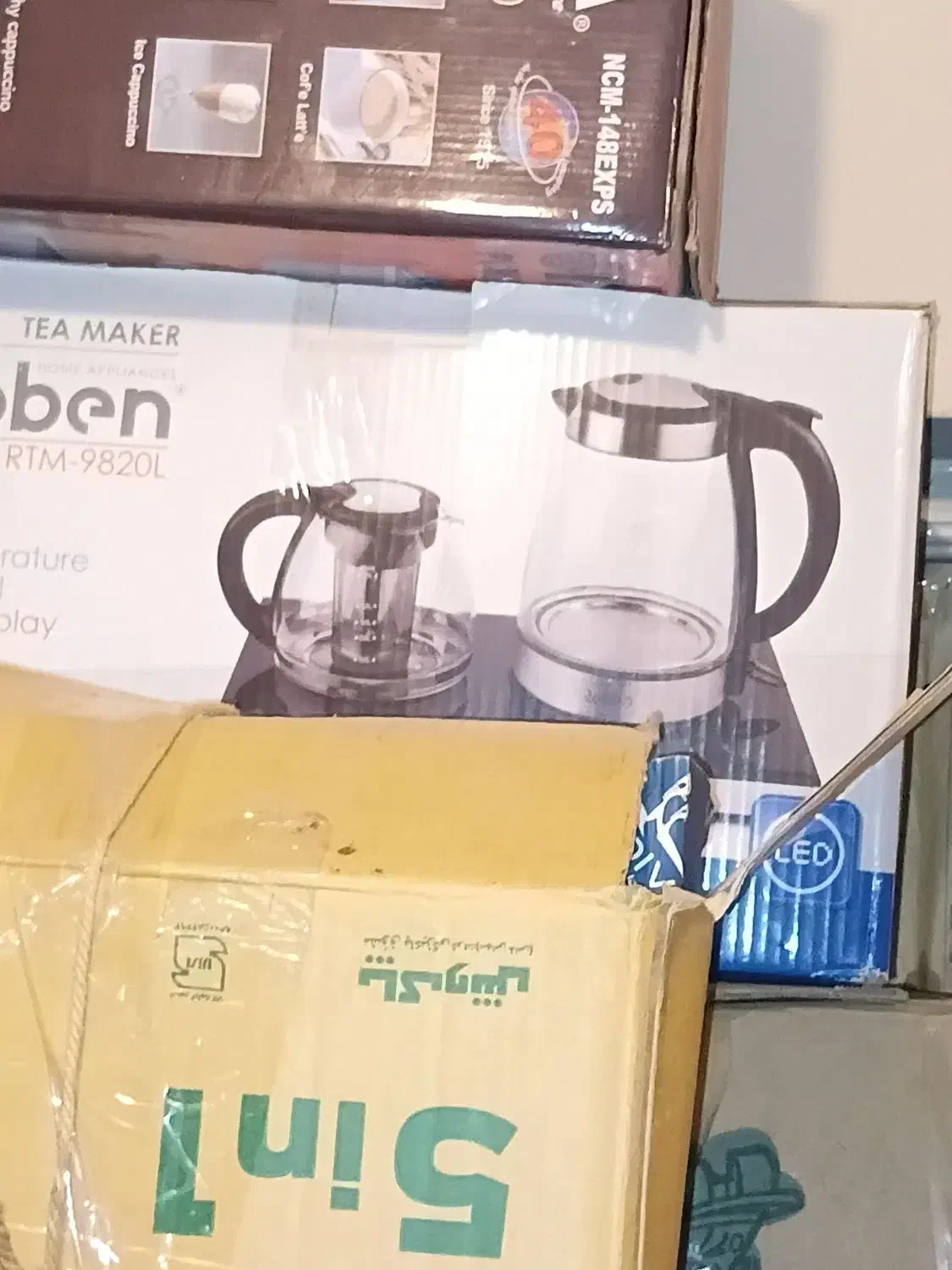 چای ساز نو استفاده نشده 45روز پیش خریداری شده|سماور، چای‌ساز، قهوه‌ساز|پرند, فاز ۵|دیوار