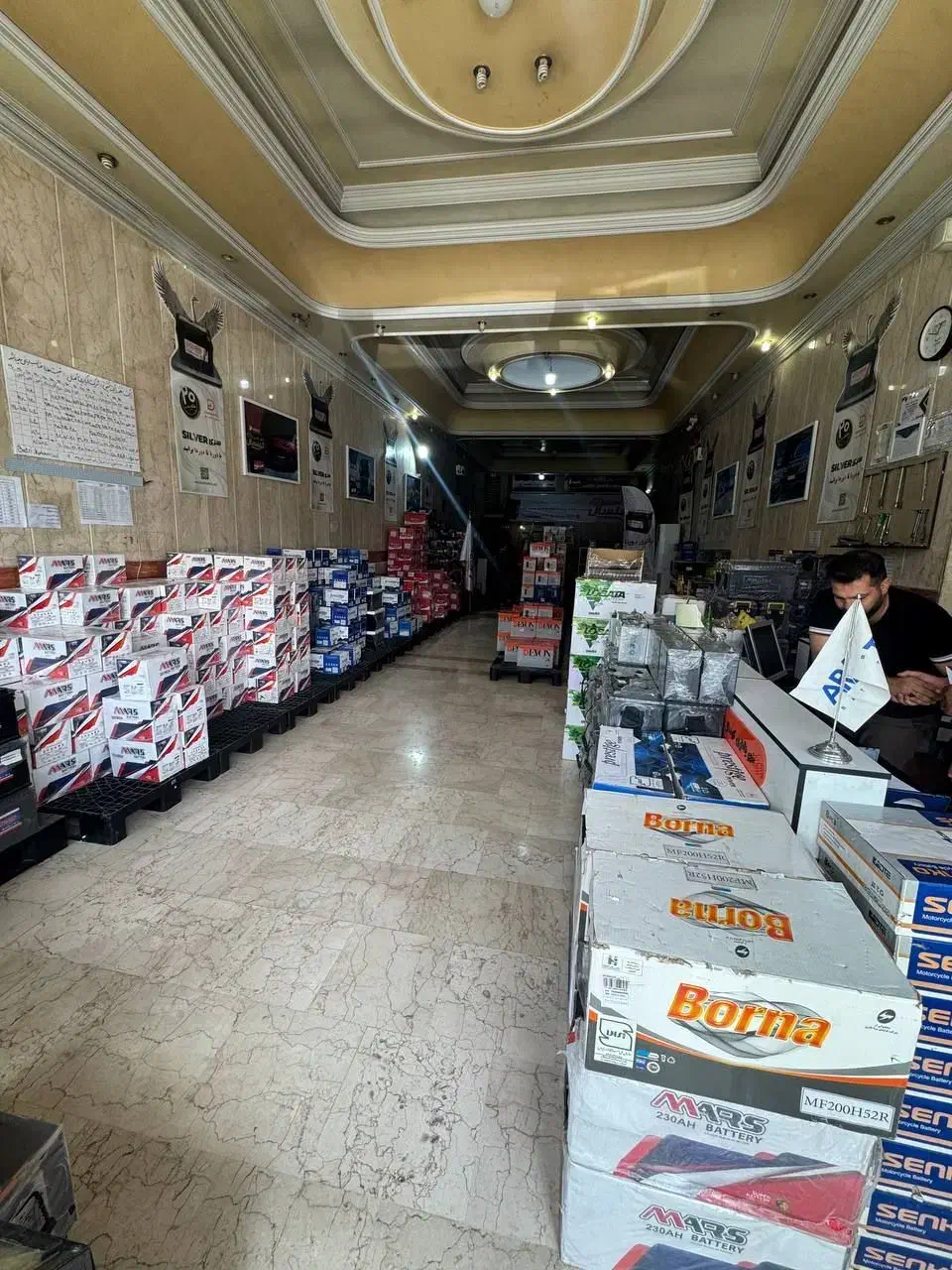 انواع برند باطری ماشین)) باتری دولتی با گارانتی|قطعات یدکی و لوازم جانبی|رباطکریم, رباطکریم|دیوار