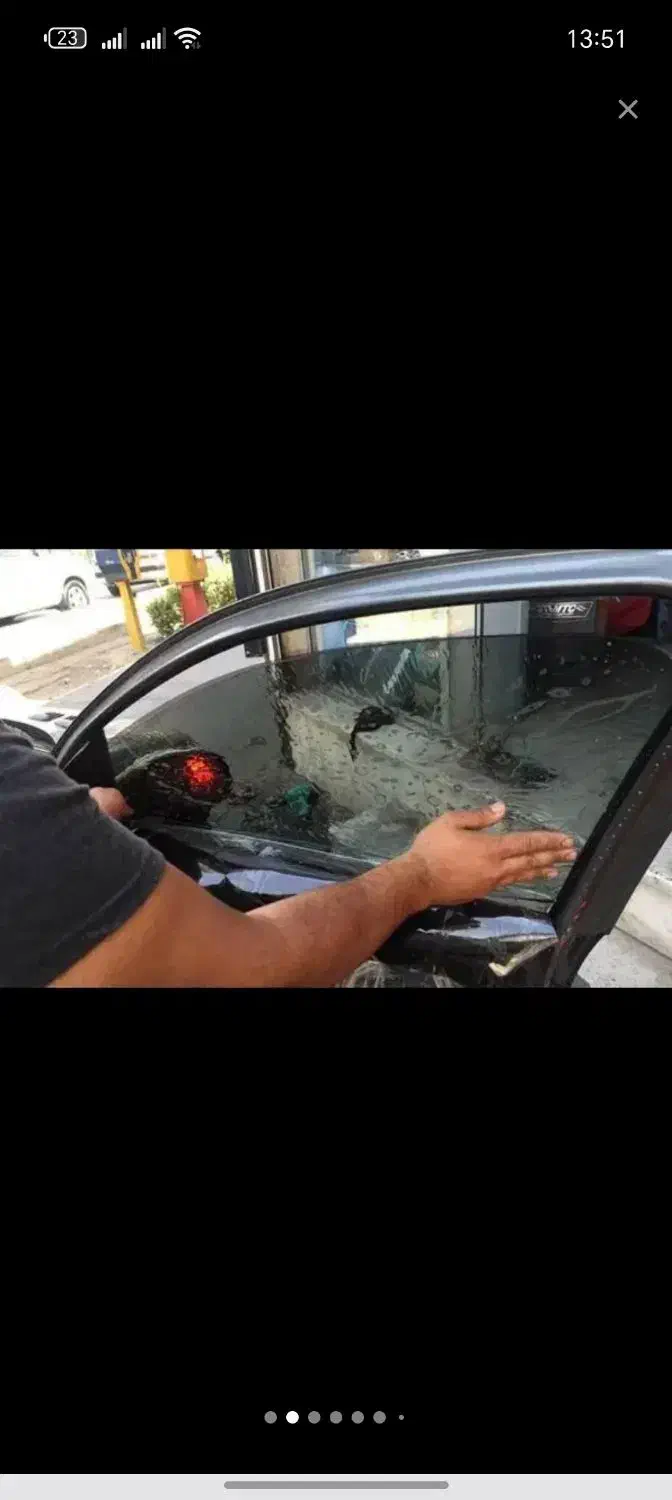 نصب تخصصی دودی شیشه((سیار))|خدمات موتور و ماشین|ساوه, |دیوار