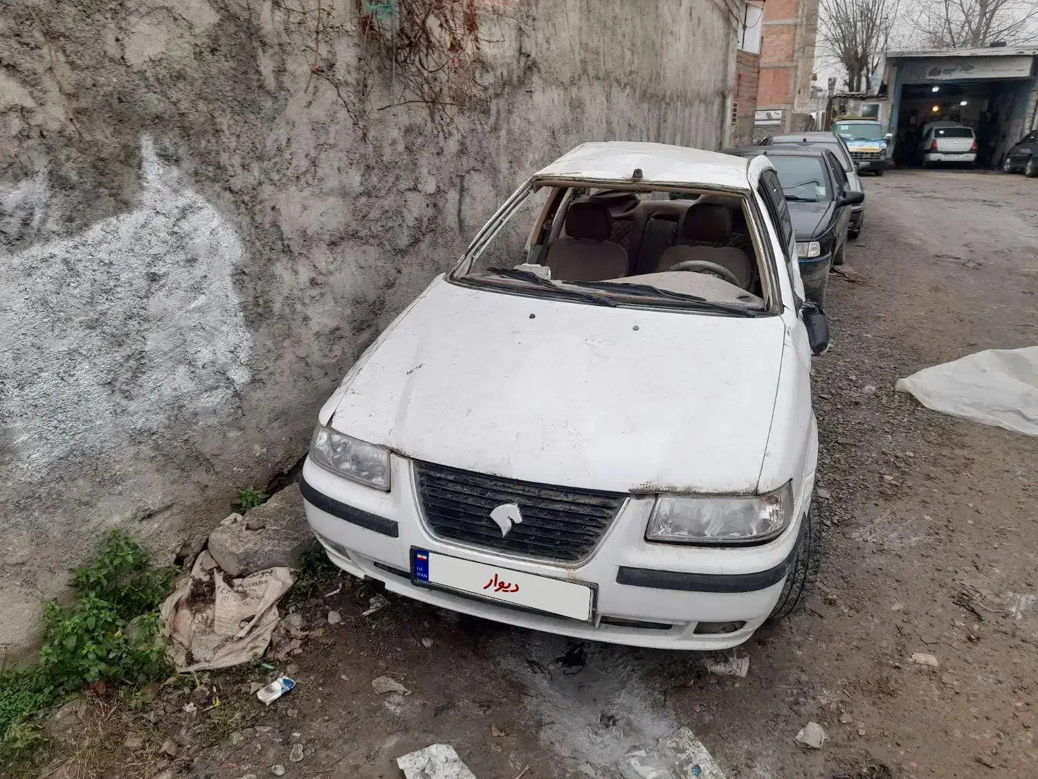 سمند ای اف سون تصادفی ۹۷|خودرو سواری و وانت|گرگان, |دیوار