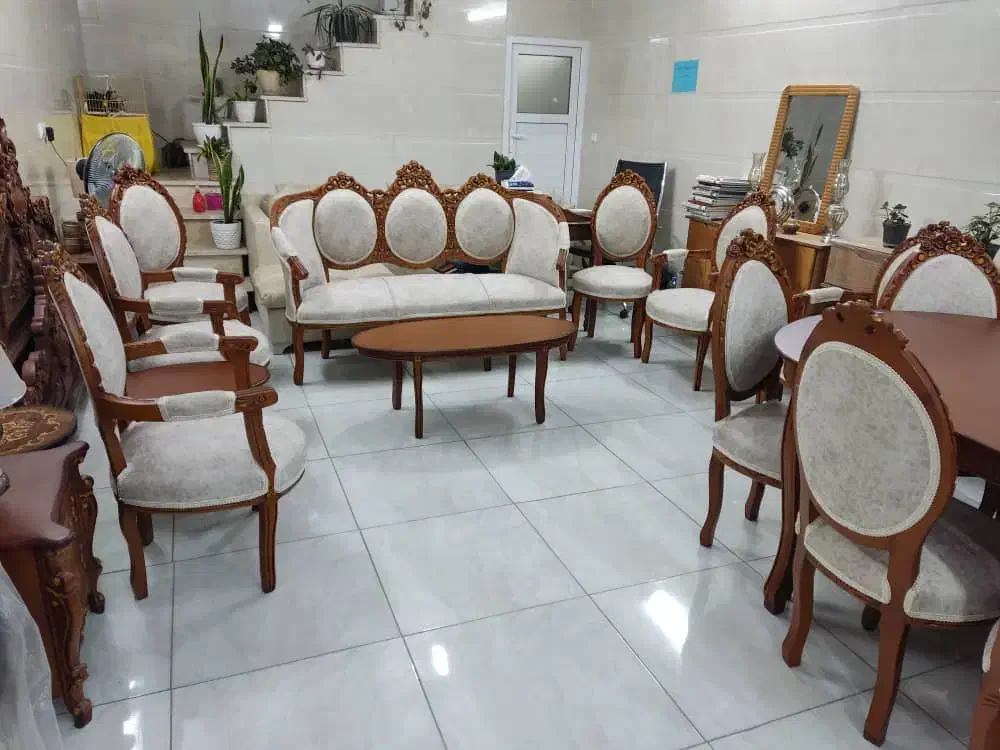 مبلمان و ناهارخوری فرانسوی|مبلمان خانگی و میز عسلی|قم, باغ اشرافی|دیوار