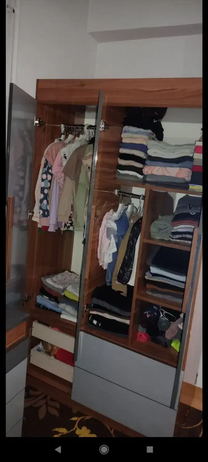 کمد و میز آرایش|جاکفشی، کمد، دراور|لاهیجان, کوی خزر|دیوار