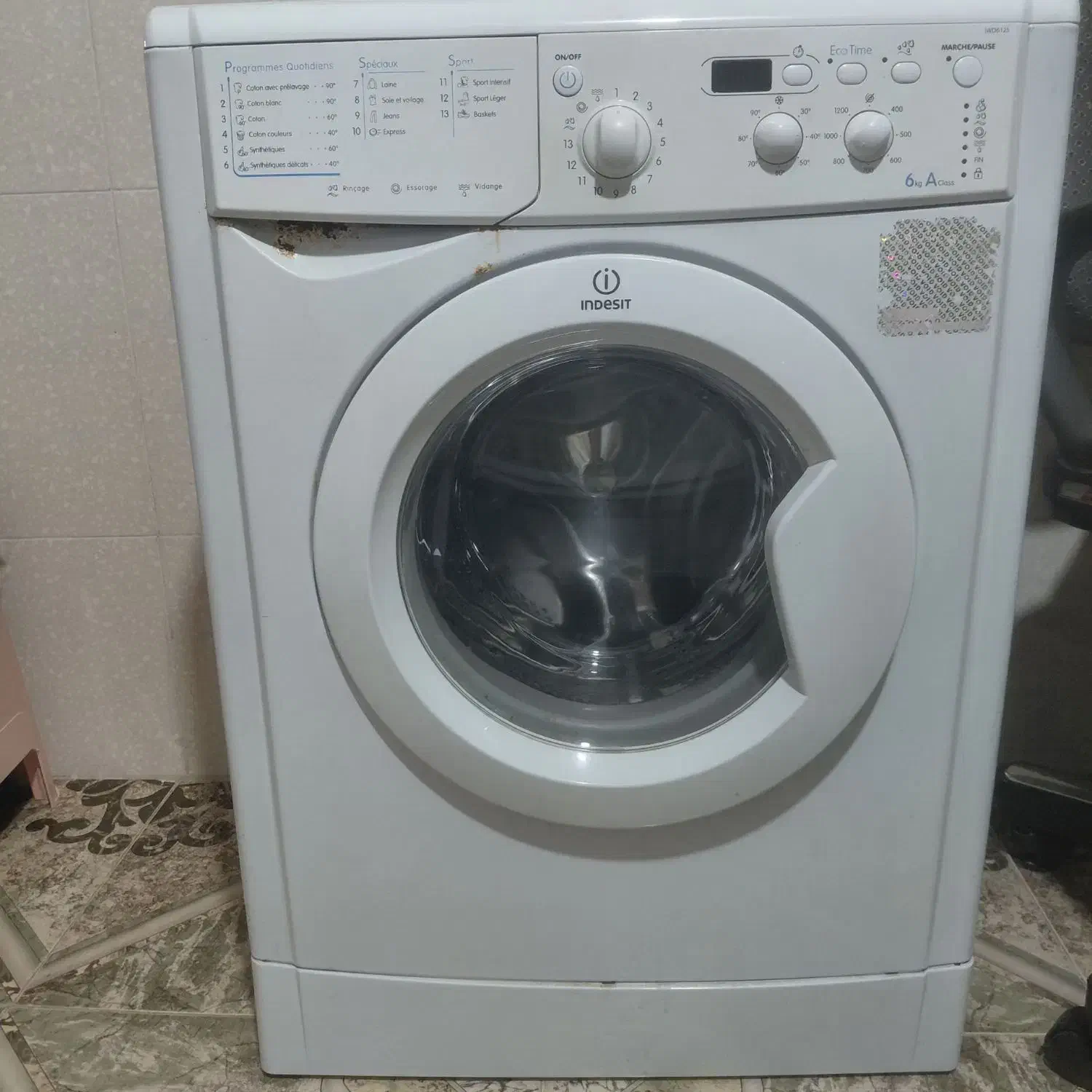 لباس شویی تمام اتومات مارک ایندیزیت|ماشین لباسشویی و خشککن لباس|قوچان, |دیوار