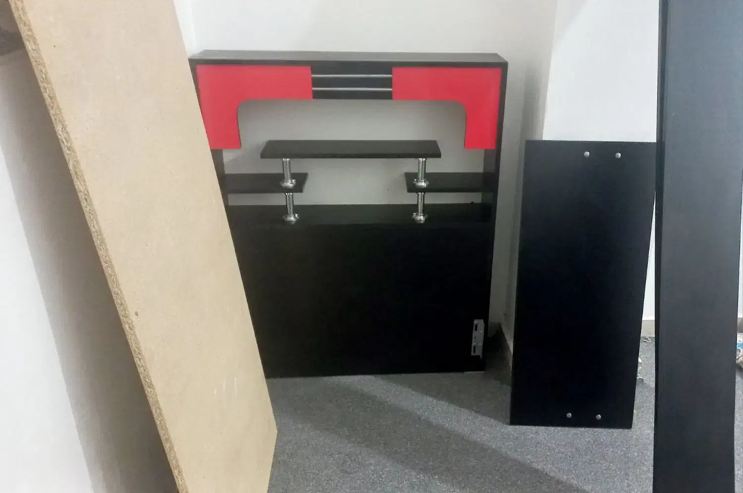 تخت با کمد درحد نو|تخت و سرویس خواب|خورموج, |دیوار