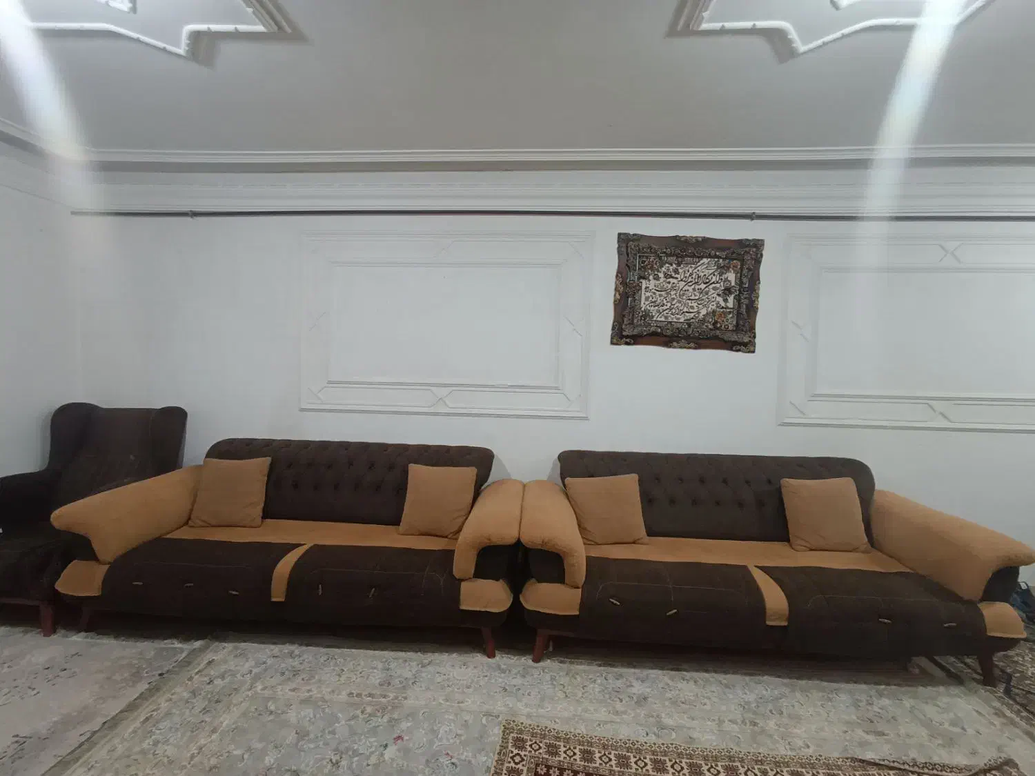 مبل چستر8نفره|مبلمان خانگی و میز عسلی|رشت, پاره بیجار|دیوار