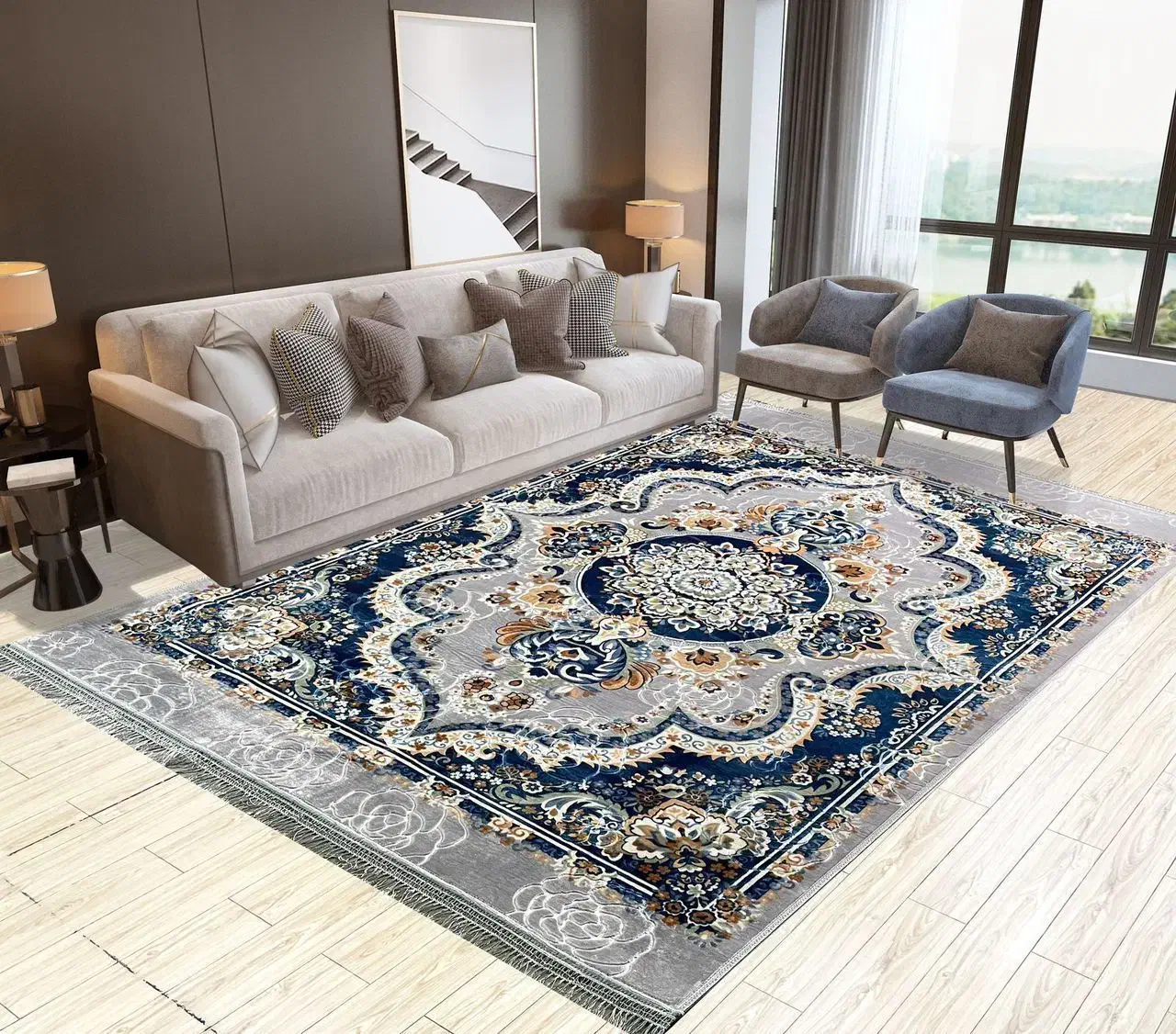 فرشینه 6متری سنگین وزن|فرش|نورآباد, |دیوار