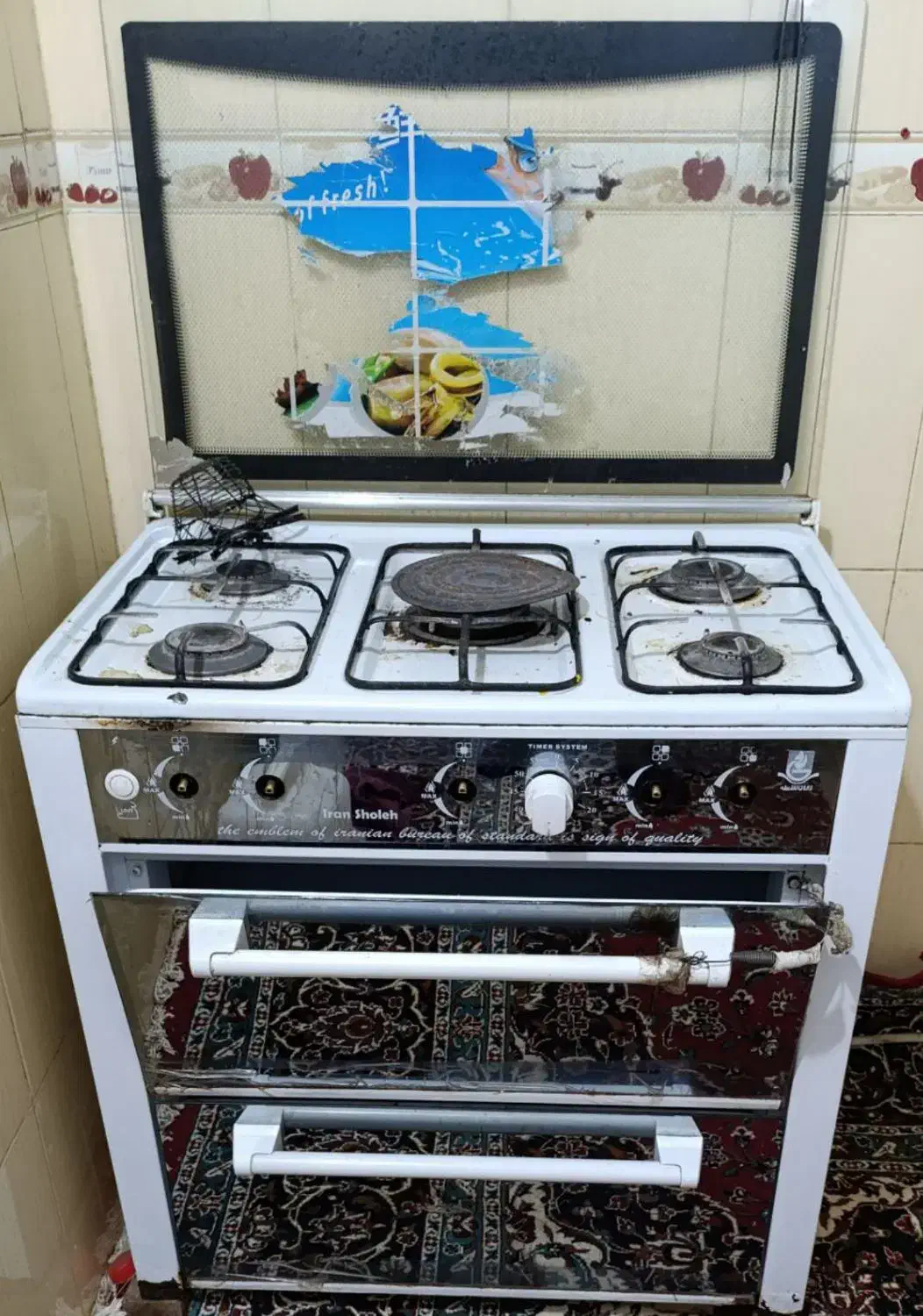 گاز ۵شعله|اجاق گاز و لوازم برقی پخت‌وپز|چناران, |دیوار