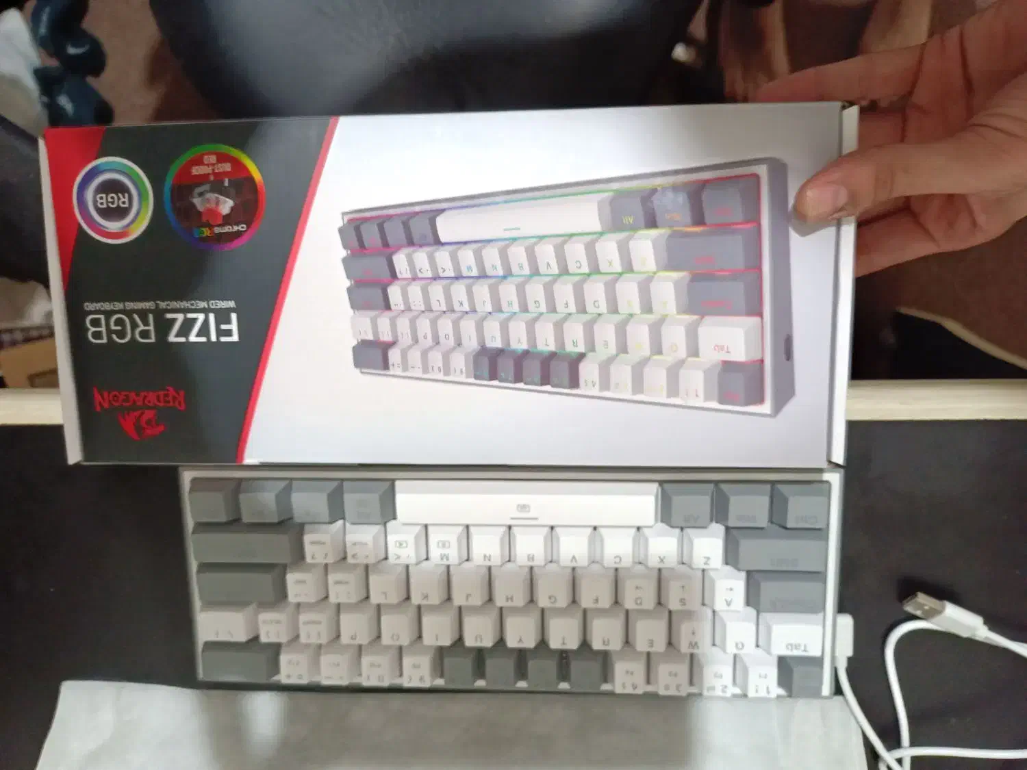 keyboard red dragon fiZ|قطعات و لوازم جانبی رایانه|رشت, چمارسرا|دیوار