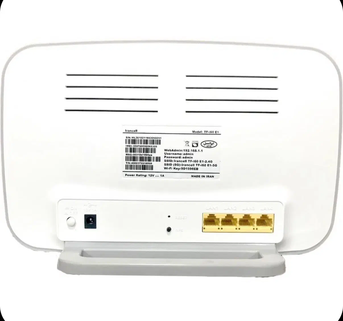 مودم رومیزی TDLTE ایرانسل i60 e1|مودم و تجهیزات شبکه|سنندج, |دیوار