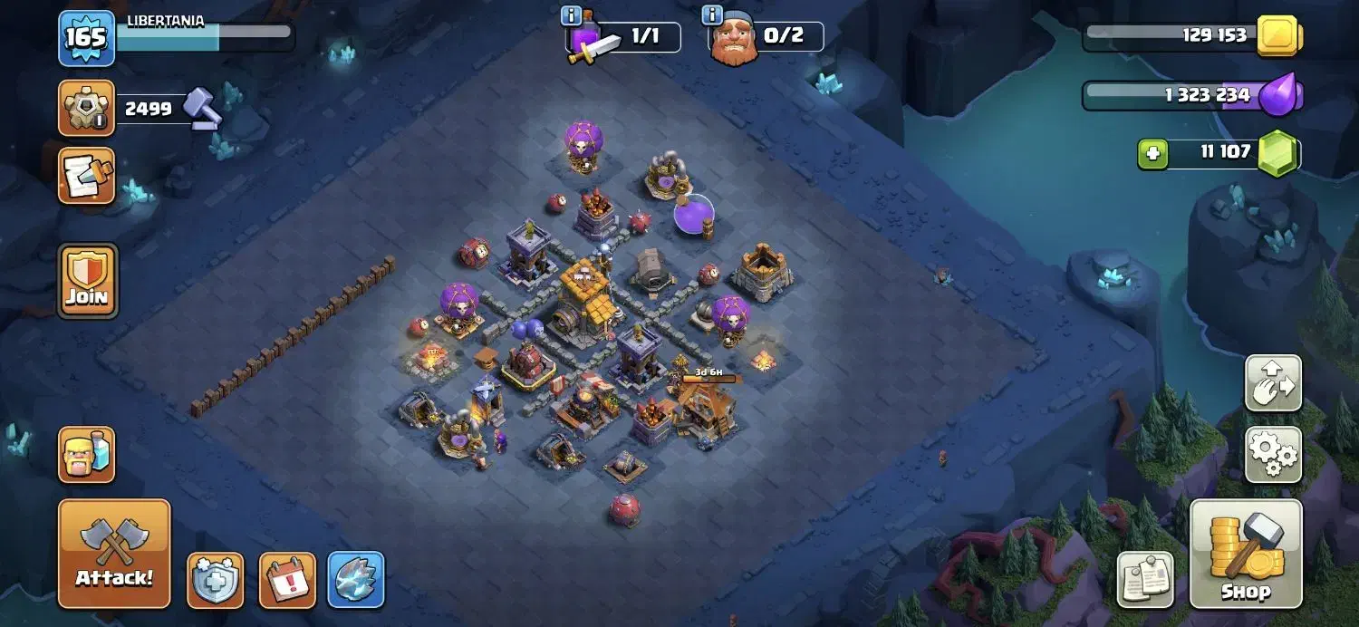 اکانت کلش با ۱۱۰۰۰ جم|کنسول، بازی ویدئویی و آنلاین|تهران, صد دستگاه|دیوار