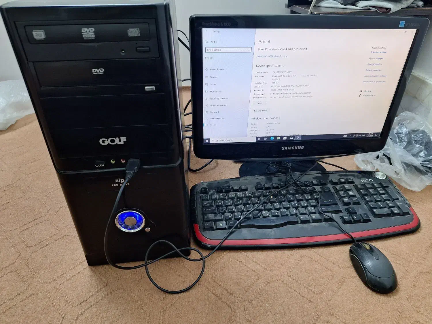 کامپیوتر|رایانه رومیزی|ساوه, |دیوار