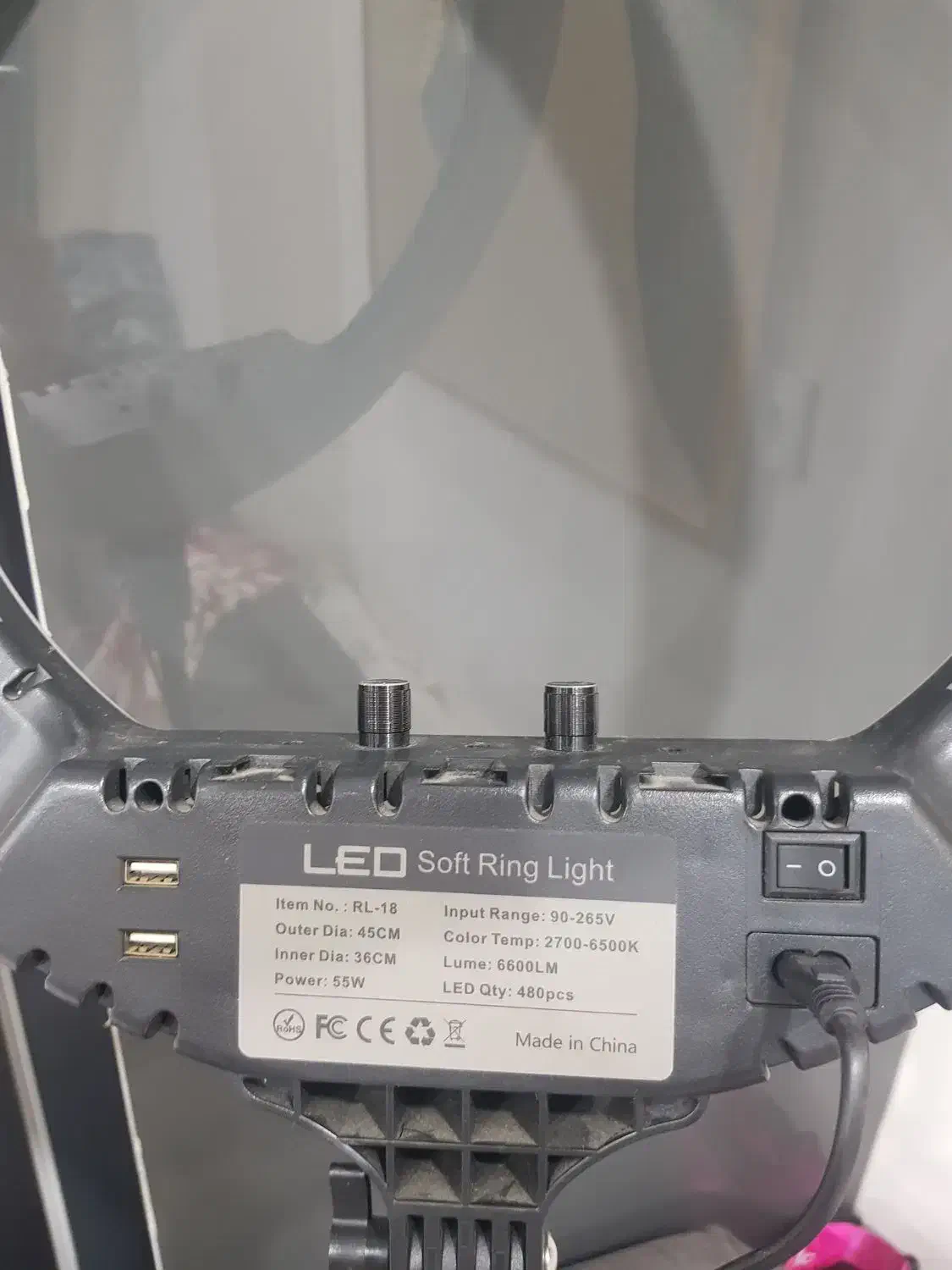 رینگ لایت در حد نو|لامپ و چراغ|کیش, |دیوار