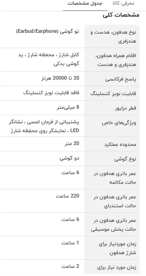 هدفون بلوتوثی مدل tvs Q20 pRo|لوازم جانبی موبایل و تبلت|گنبد کاووس, |دیوار