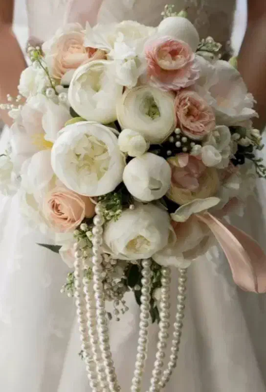 دسته گل عروس|گل مصنوعی|شادگان, |دیوار