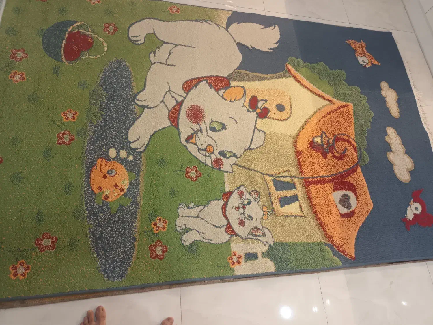 فرش  ۶ متری اتاق کودک و نوجوان|فرش|شاهین‌شهر, اقبال لاهوری|دیوار