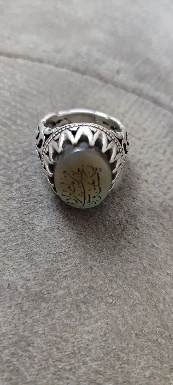 انگشتر نقره باعقیق کبود|جواهرات|پردیس, فاز ۱۱|دیوار