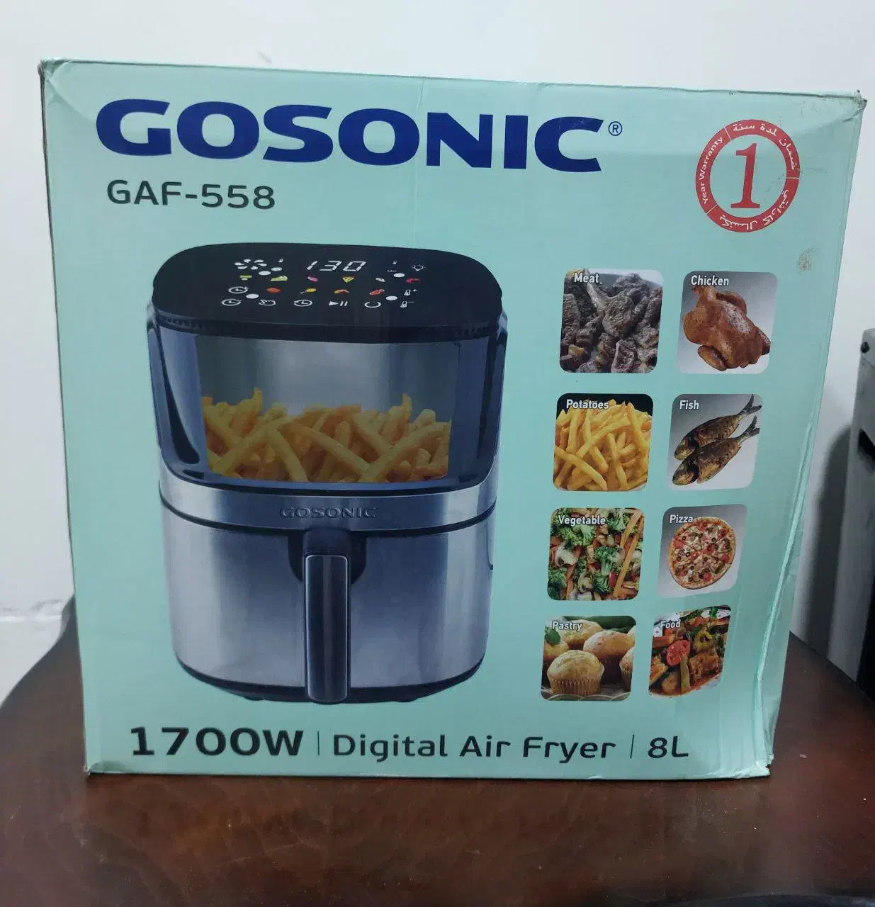 سرخ کن ۸لیتری گوسونیک|اجاق گاز و لوازم برقی پختوپز|گرگان, |دیوار