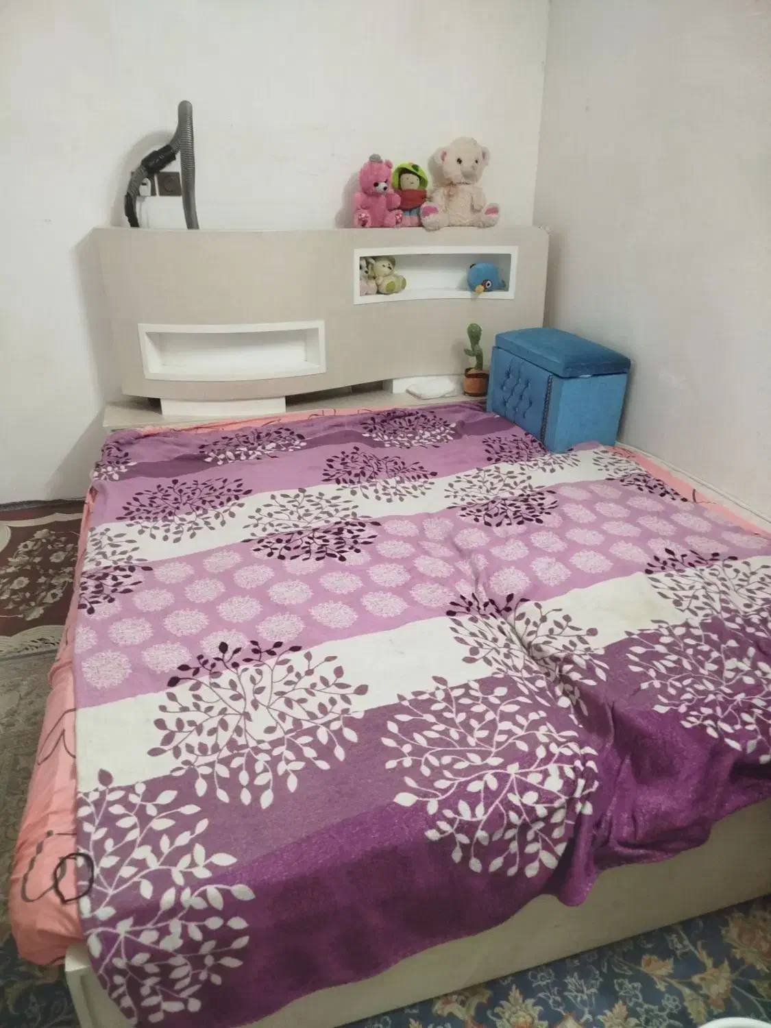 تخت خواب  دو نفره|تخت و سرویس خواب|رضویه, |دیوار