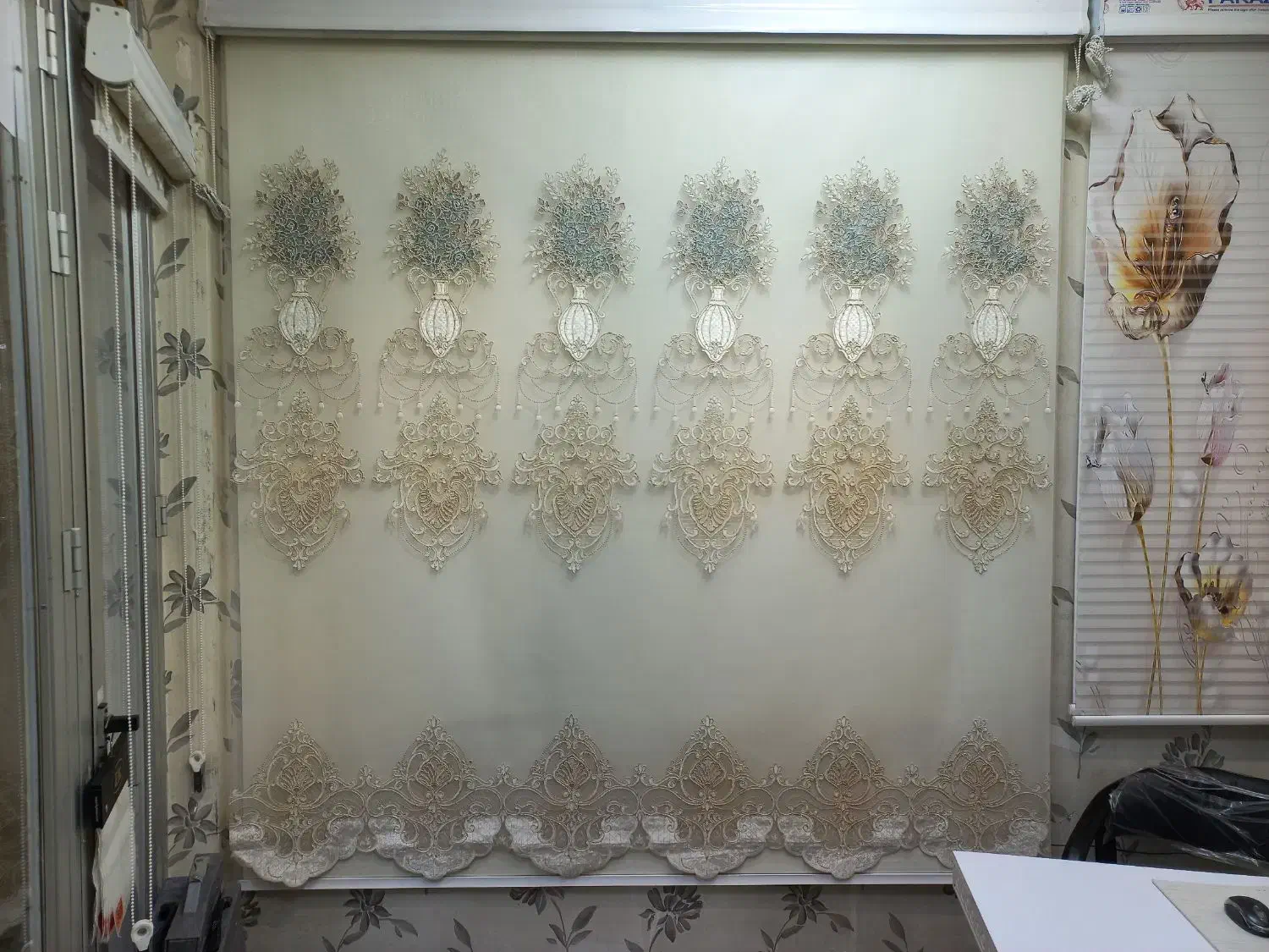 کارگاه پرده،دومکانیزم،زبرا،شید،چاپی بدون واسطه|پرده، رانر، رومیزی|قرچک, شهرک طلائیه|دیوار