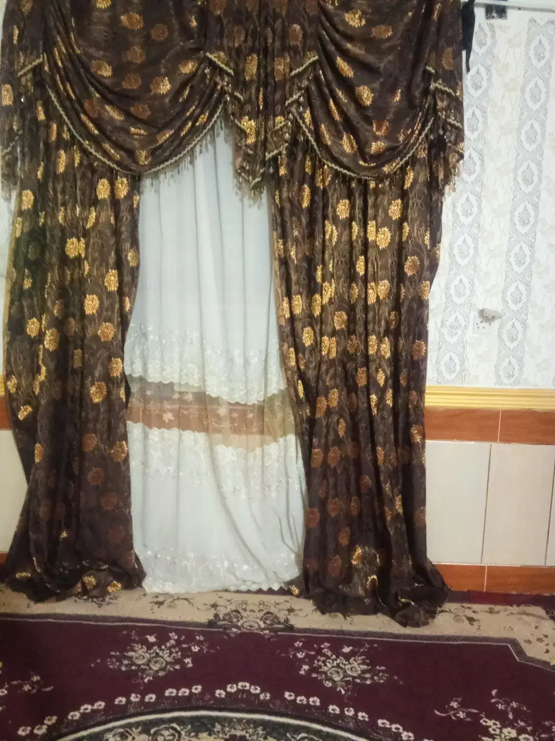 پرد|پرده، رانر، رومیزی|اندیکا, |دیوار