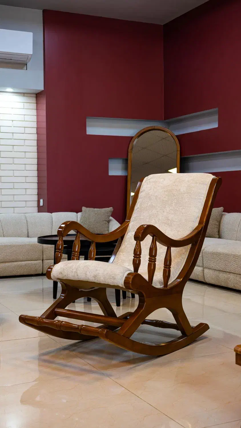 صندلی راک (مامان بزرگی)|مبلمان خانگی و میز عسلی|آق قلا, |دیوار