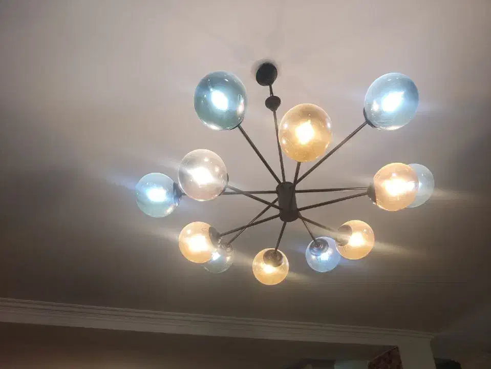 لوستر مولکولی|لوستر و چراغ آویز|مشکین‌دشت, |دیوار