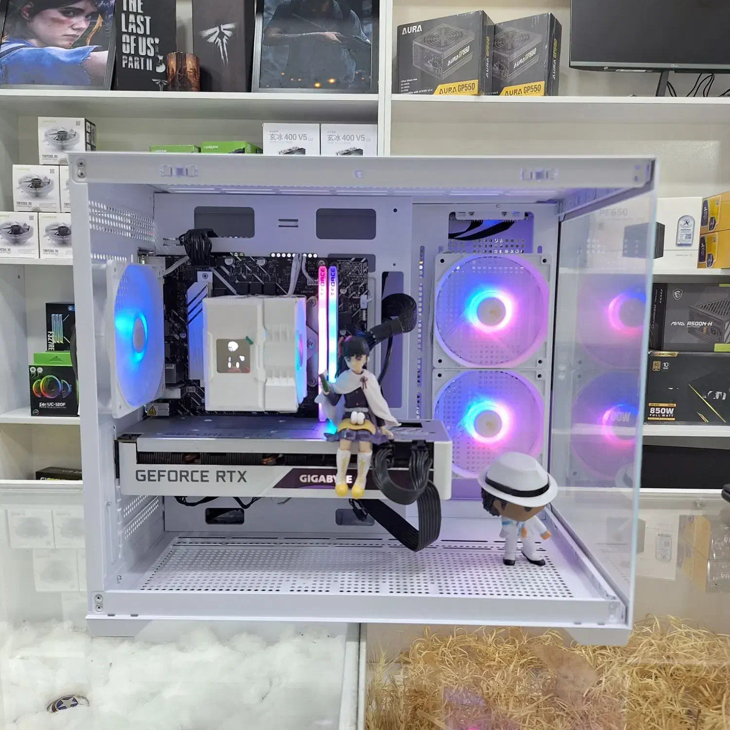 کیس گیمینگ سفید، ترکیب قدرت و زیبایی|رایانه رومیزی|بندر انزلی, جهانگانی|دیوار