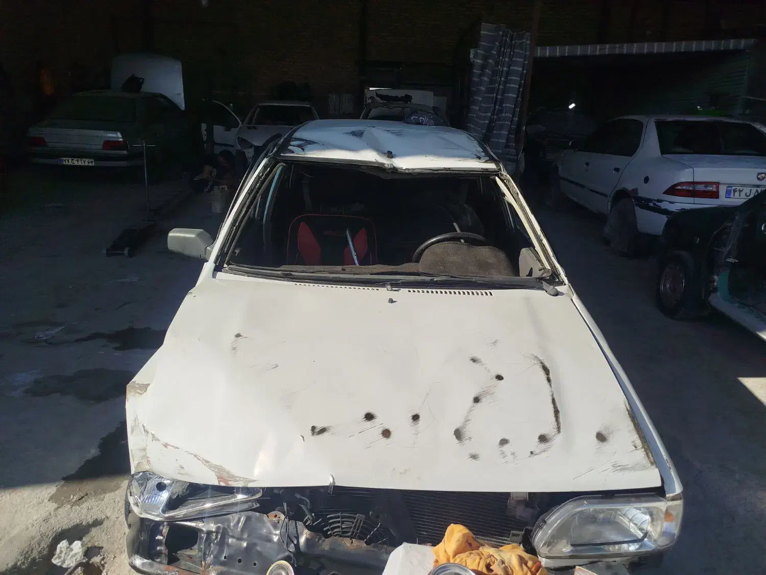 پراید تصادفی دوگانه مدل 87|خودرو سواری و وانت|کازرون, |دیوار