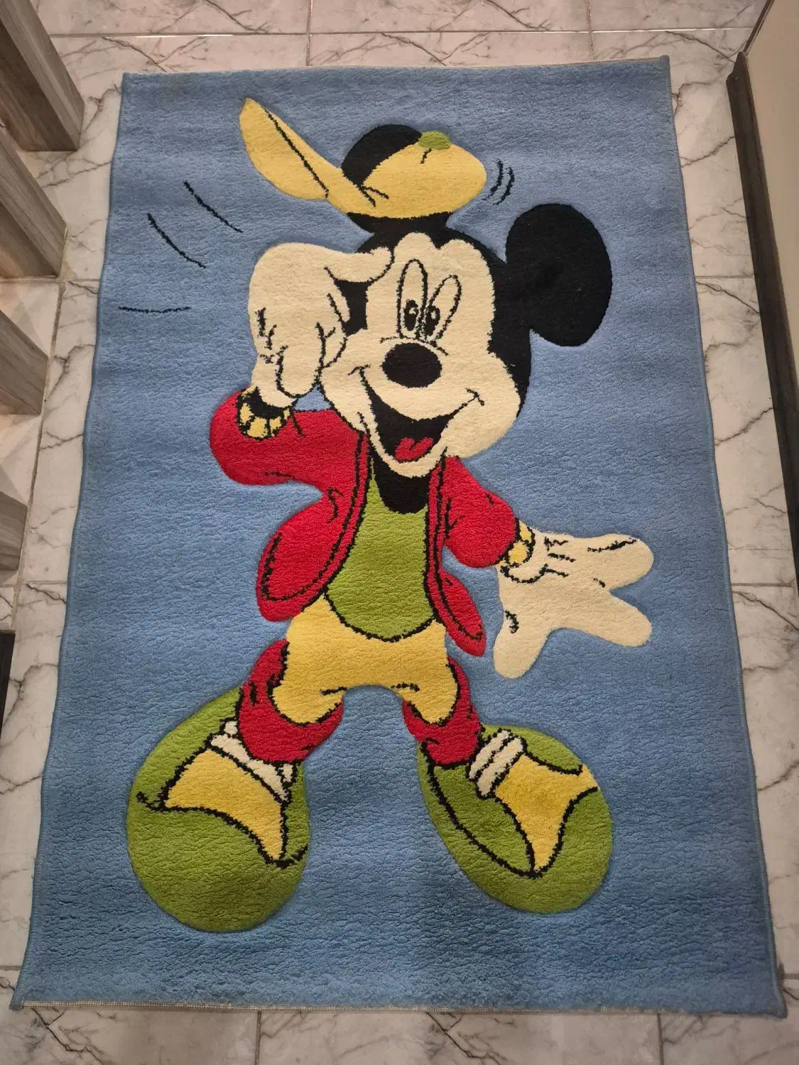 قالیچه بچه گانه ۱ × ۱/۵ طرح میکی موس|فرش|فردیس, منظریه|دیوار