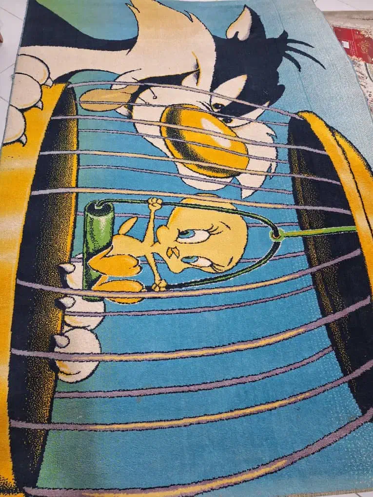 فرش 4متری عروسکی|فرش|مسجد سلیمان, |دیوار